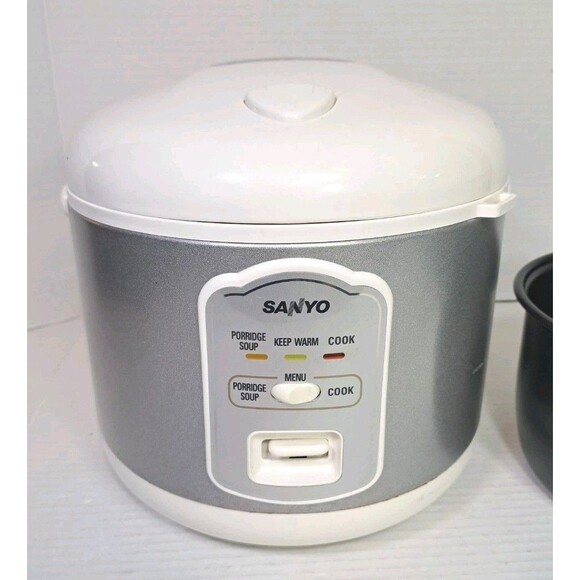 Sanyo ECJ‑N55W 5.5 Cup (1 L) Rice Cooker & Warmer with Steaming Tray – Tested - Picture 2 of 10